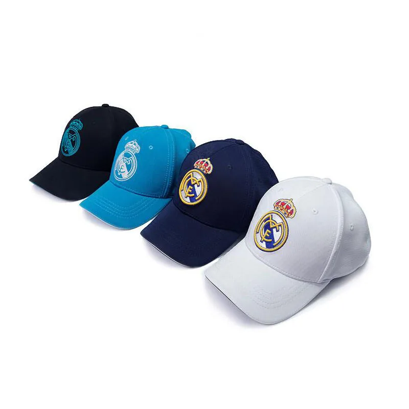 World Football Club Real Madrid Embroidered Baseball Cap Soccer Team Logo Adjustable Cap for Soccer Fans