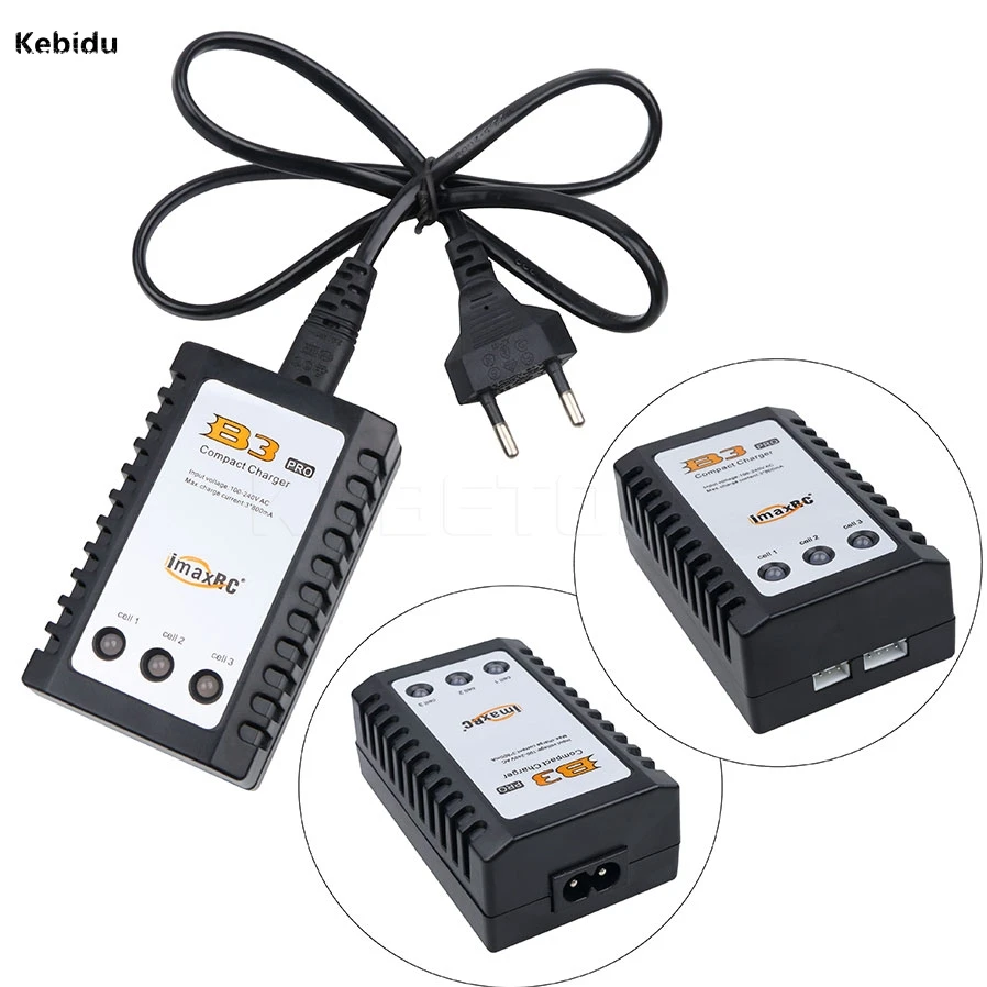 

kebidu iMax B3 RC Pro Compact Fast Charger AC 2S 3S 7.4V/11.1V Lithium LiPo RC Battery Balance Carregador For Zippy TURNIGY Pack