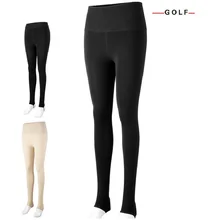 PGM одежда для гольфа женские длинные носки леггинсы утолщение плюс бархатная одежда леди зима Высокая талия шаговые ноги брюки