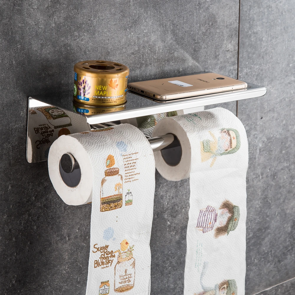 Stainless Steel Bathroom Shelf Luxury Cosmetic Storage Bathroom Shelf Holder Bathroom Accessories Best Price Mci13