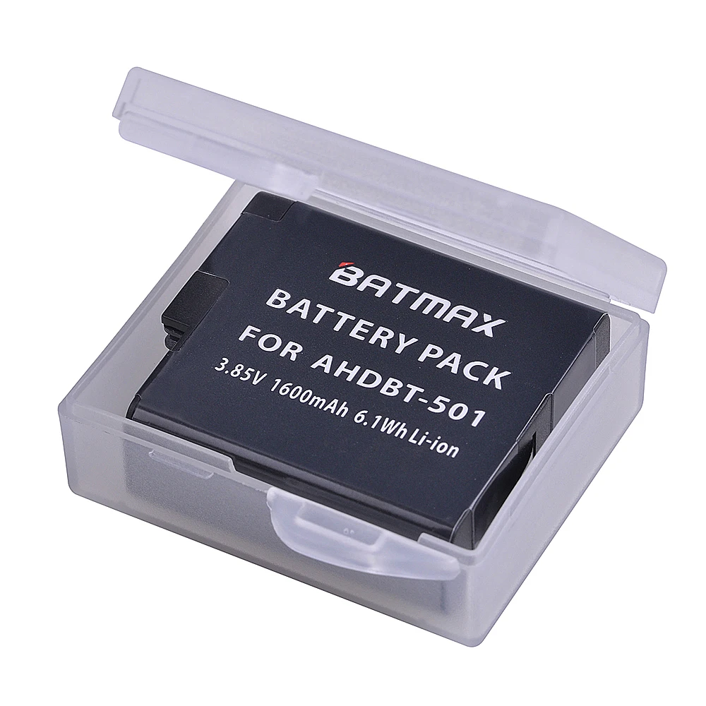 Günstige Batmax 3 stücke für Gopro 7 AHDBT 501 Batterie + LED USB 3Slots Ladegerät mit Typ C port für Gopro 5 gopro 6 Gopro8 Action Kamera