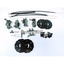 1:5 Rovan 4-х колесный механический тормоз Комплект подходит HPI Baja 5b 5 T 5SC King двигатель багги