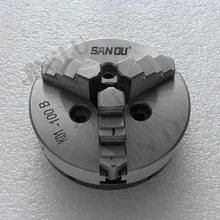 Токарный патрон K01-100B 3 челюсти патрон для токарного станка с ручным управлением 3-M6