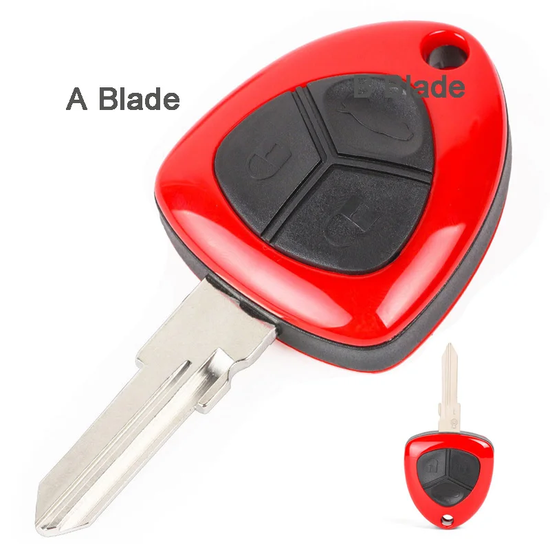 KEYECU 10x for Ferrari 488 GTB 2016 2017 2018 Replacement 4 Buttons Smart Remote Key Shell Case Housing Fob With Uncut Blade KEYECU 10x for Ferrari 488 GTB 2016 2017 2018 Replacement 4 Buttons Smart Remote Key Shell Case Housing Fob With Uncut Blade