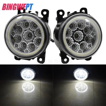 

2x Car-styling 12V Fog Lamps LED Lights with Angel eye H11 For Mitsubishi Outlander 2006-2015 For Mitsubishi ASX 2013 2014