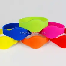 ISO14443A водонепроницаемый записываемый браслет рчид 13,56 МГц браслет FM1108 чип бирка для контрольно-пропускной системы 200 шт./лот