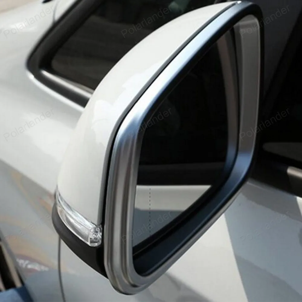 ABS chrome car rear view door mirror cover trim protective frame for B/MW 2 Series 218i 2014