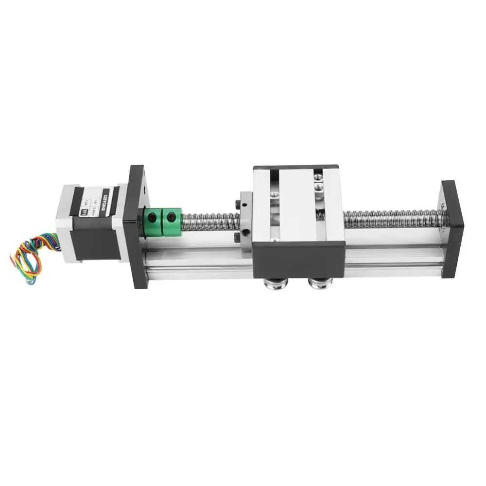 

1204 Ball Screw Linear Slide Stroke Long Stage Actuator with Stepper Motor 100mm Stroke