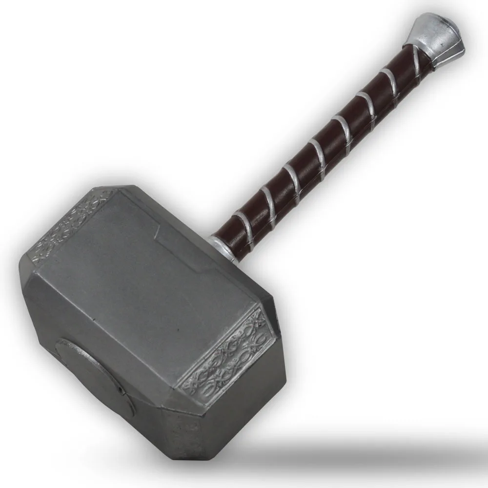 44cmThor's Hammer, косплей, 1:1, Тор, Громовой молот, фигурка, оружие, модель, детский подарок, фильм, ролевые игры, безопасная игрушка из искусственного материала