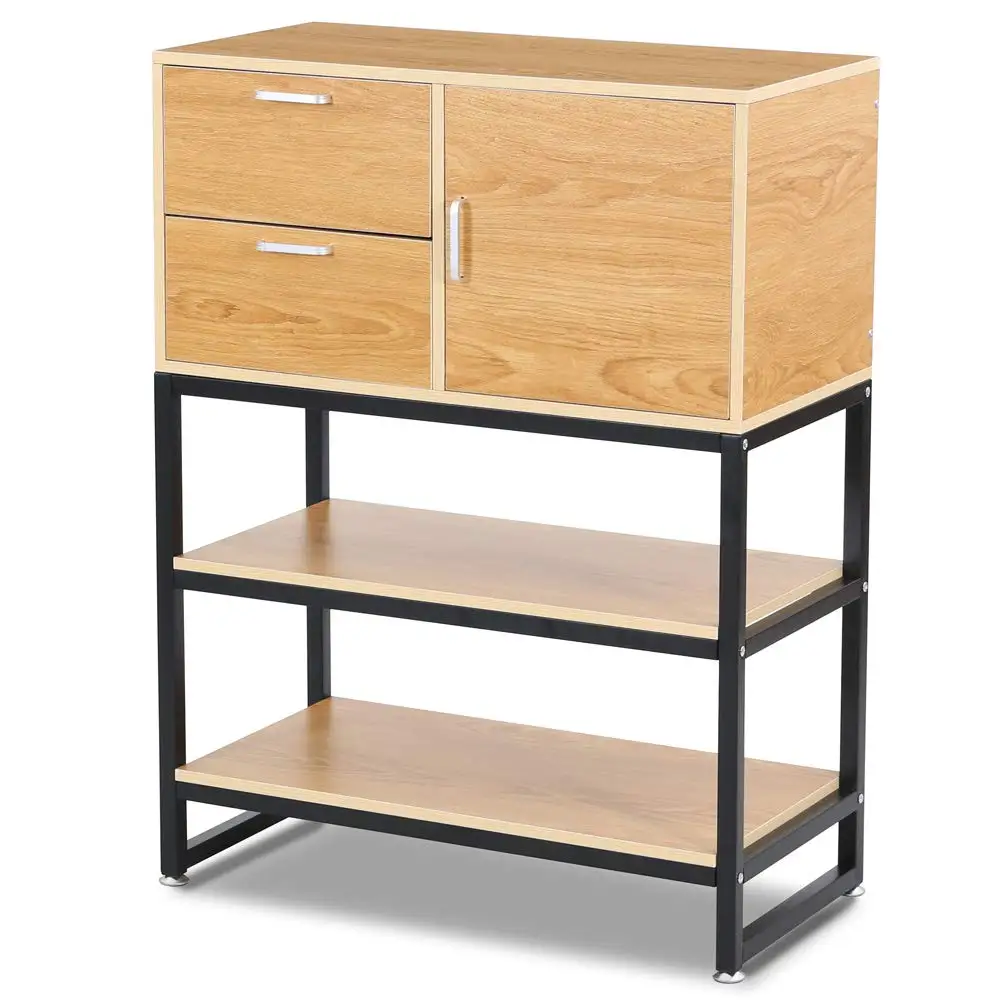 Large Printer Stand Free Standing File Storage Cabinet With Side