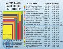 50 Sleeves MAYDAY Board Games Cards Premium Thicker Sleeve Protective clear card sleeves mayday shenyang