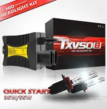 TXVSO8 55Wx2 HID ксеноновая фара конверсионный комплект лампы 9005 HB3 автомобильная лампа 3000 K 4300 K 5000 K 6000 K 8000 K 10000 K 12000 k K