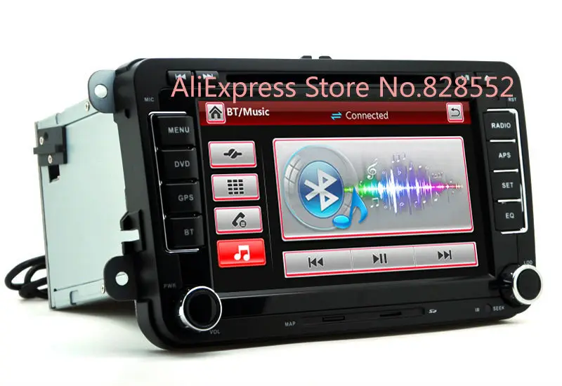Clearance Factory Price Free Shipping Car DVD Player For VW/Volkswagen/Passat/POLO/GOLF/Skoda/Seat With 3G USB GPS BT IPOD FM RDS Free Map 4