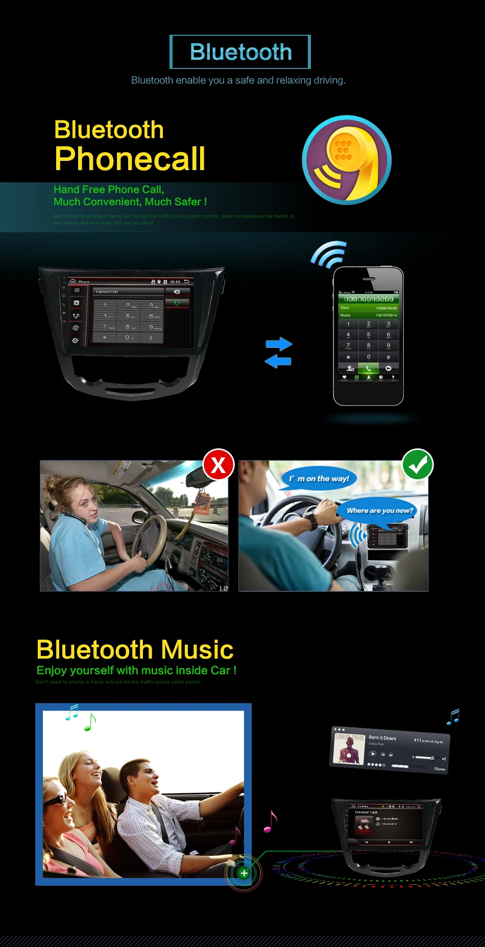 Excellent Bosion 10.1 Inch Android 8.1 Car Multimedia Player GPS NAVIGATION Head Unit DAB For NISSAN X-TRIAL 2014-2018 Rear View Camera 13
