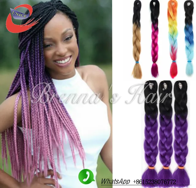 Buy Large Box Braids crochet braiding hair extension havana box braids ...