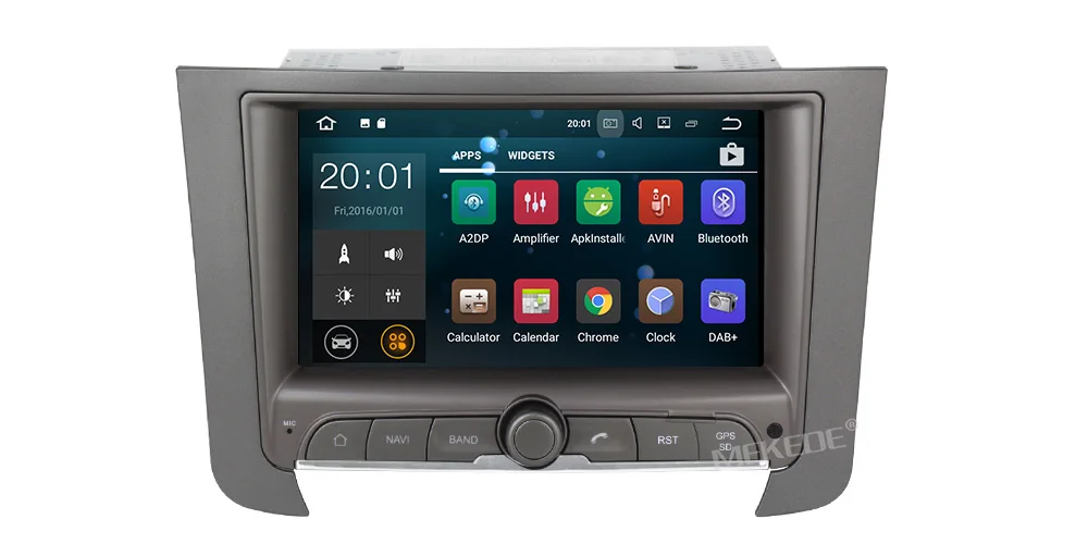 Top 7" 2 Din Android 9.0 Car Radio For SsangYong REXTON 2014 Deckless Car Audio Multimedia Car Stereo DVD Mirror link 1024*600 13