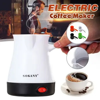 

Electric Turkish Greek Coffee Maker Machine Espresso Tea Moka Multifunction Pot Anti-slip base Food Grade ABS+Stainless steel