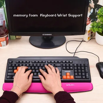 

Wholesale Mechanical Keyboard Wrist Support Comfort Pad Wrist Rest Keyboard Hand Pad Keyboard Pillow for PC Keyboard