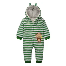 Bébé Vêtements de Bande Dessinée Bébé Garçon Barboteuse À Capuchon Salopette Pour Enfants Hiver Vêtements Pour Bébés Chaud Corps Pour Nouveau-nés Filles Salopette