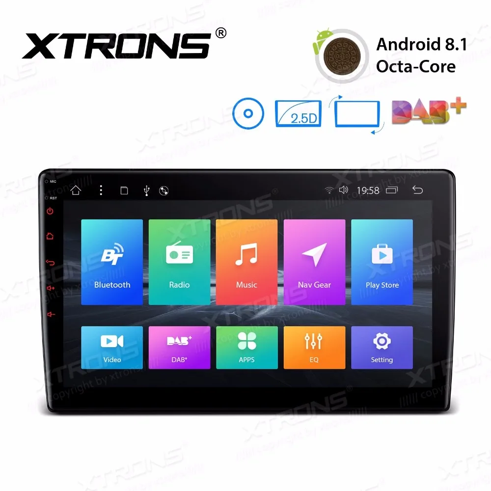 Best 10.1" Android 8.1 Oreo OS Double Din Car DVD Multimedia Two Din Car Navigation GPS 2 Din Car Radio with 2.5D Curved Screen 5