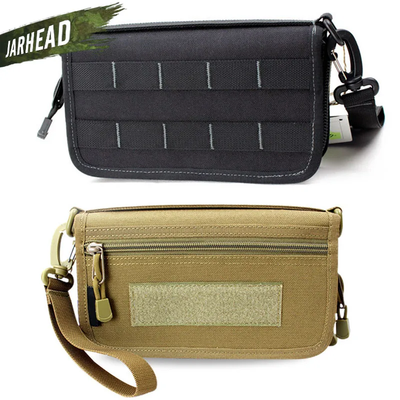 

1000d Nylon Outdoor Sports Tactical Pockets Bag Men Waterproof Hand Wallet Bag For Hunting Cycling Hiking