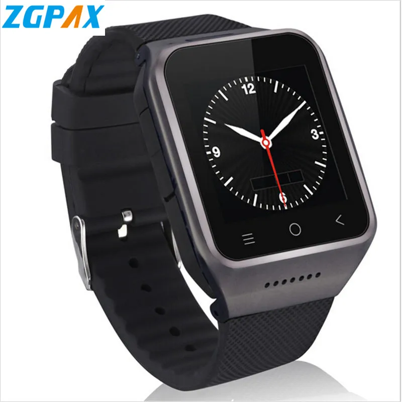 ZGPAX S8 pro Смарт часы для мужчин телефон android 5,1 Mtk6580 1 Гб+ 16 ГБ с SIM/TF карты 3g SmartWatch gps pk QW09 X86 KW88 X01