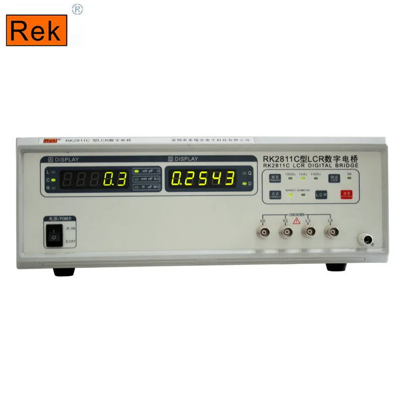 

Digital LCR bridge meter tester RK2811C (100Hz,1kHz,10kHz ) Inductance capacitor tester
