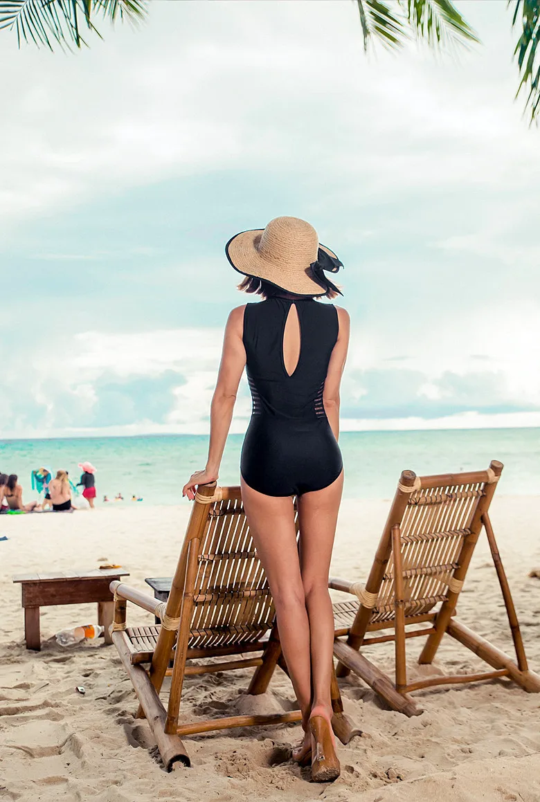 WackDaria сексуальный цельный сетчатый стиль женский купальник maillot de bian femma