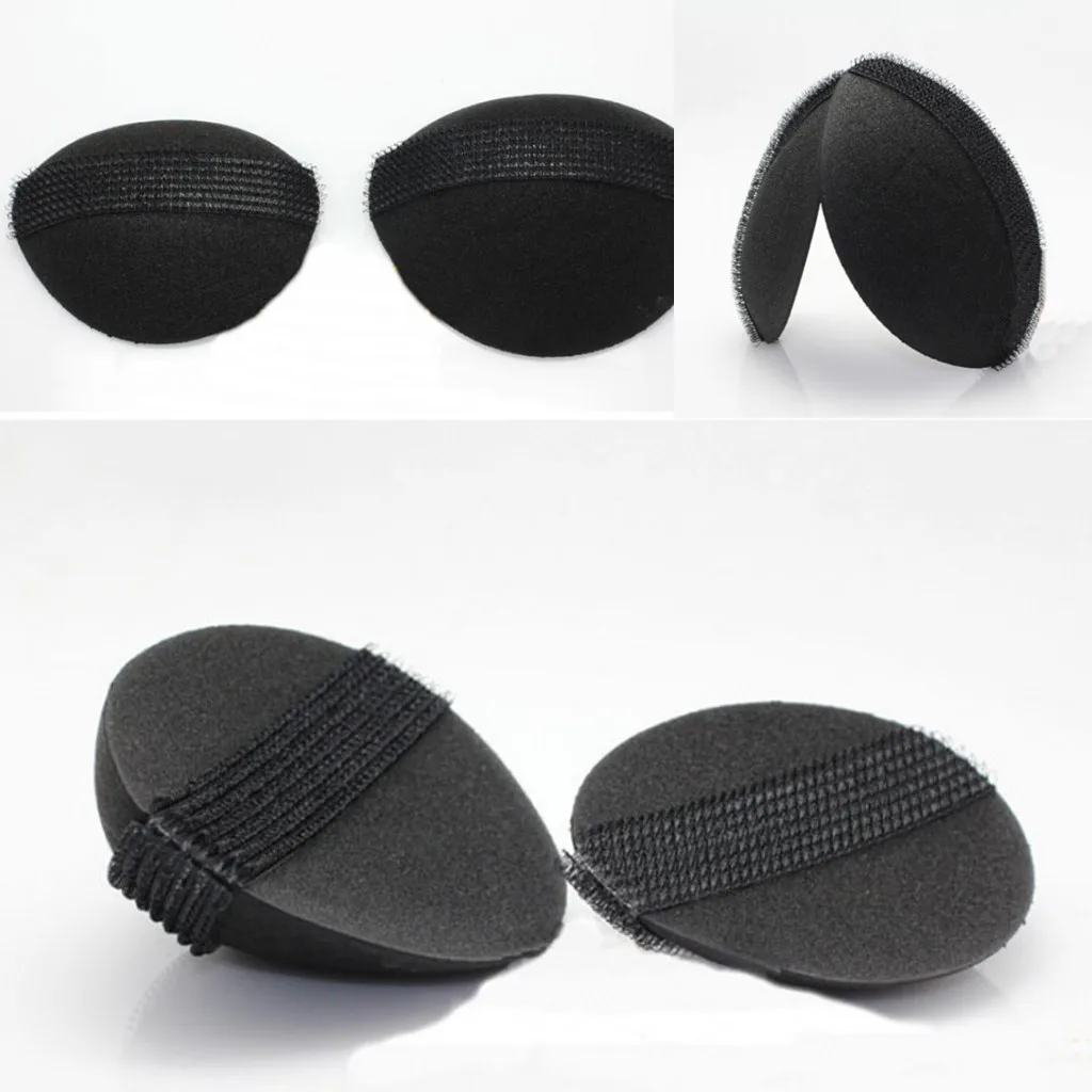2019 New 2pcs Sponge Hair Bun Maker Pad Styling Accessories Hair