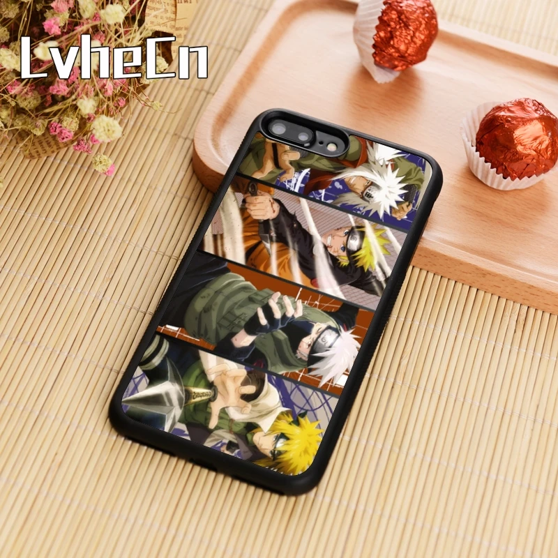 LvheCn Jiraiya Minato Kakashi Naruto Phone Case Cover For ...