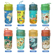 Finger Rock 108 шт. DIY карта мира Детские пазлы Игрушки Исландская карта Турции раннее образование головоломка Монтессори для детей