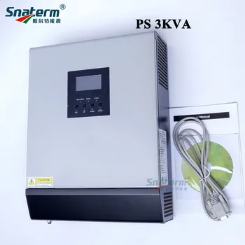 

3KVA Pure Sine Wave Hybrid Solar Inverter Built-in PWM 50A Solar Charge Controller for Home Use