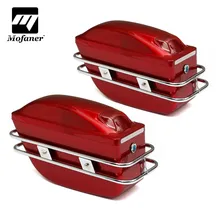 Mofaner Universal Motorcycle Side Luggage Bags Tail Tool Bag Hard Case Saddle Bags For Kawasaki For Harley For Honda