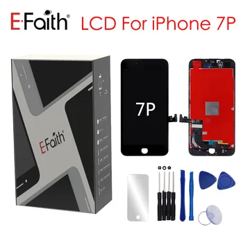 

2PCS 5.5" White&Black LCD for iPhone 7 Plus Replacement Screen LCD No Dead Pixel Display with Touch Digitizer Assembly