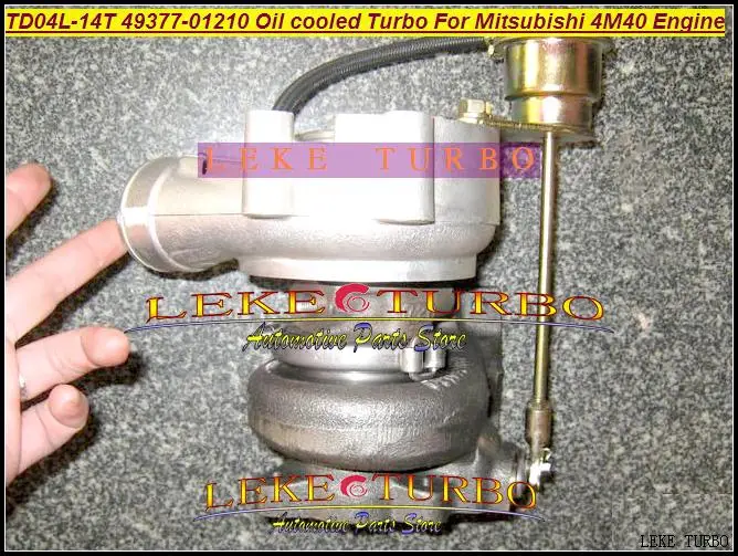 

Free Ship Turbo TD04L TD04L-14T 49377-01210 49377 01210 4937701210 Oil cooled Turbine Turbocharger For Mitsubishi 4M40 Engine