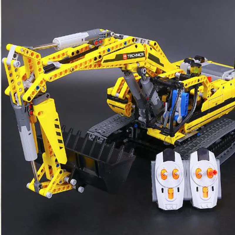 

Lepin 20007 Technic MOTORIZED EXCAVATOR Building Blocks Electric Motors Power Functions Model Bricks Compatible legoinglys 8043