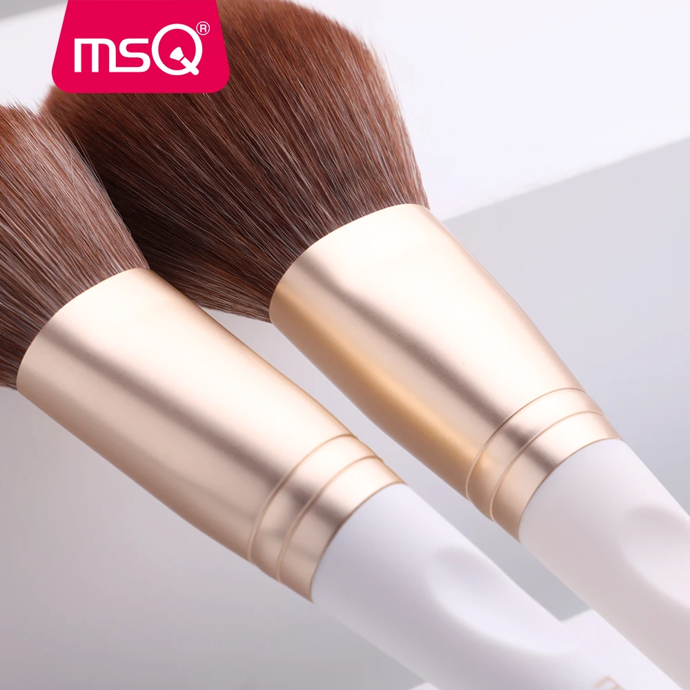 MSQ 13PCS Makeup Brushes Set Powder Foundation Eye Shadow Lip Make Up Brush Kits Gold/White PVC Resin Handle Beauty Tools MSQ 13PCS Makeup Brushes Set Powder Foundation Eye Shadow Lip Make Up Brush Kits Gold/White PVC Resin Handle Beauty Tools