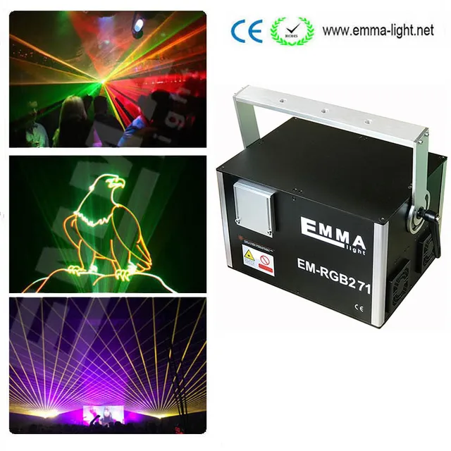 Event decoration equipment dmx nightclub light dj laser 5000mw RGB full