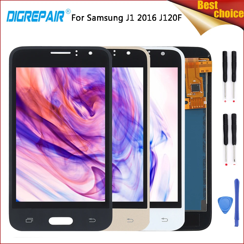 

j1 2016 j120f lcd For Samsung Galaxy J1 2016 lcd J120 J120F J120M J120H LCD Display Digitizer Touch Screen For samsung j120 lcd