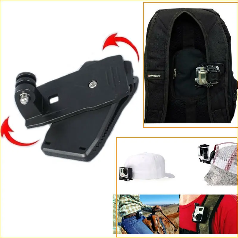 Buy New Arrival Gopro Accessories 360 Degree Rotary Quick Clip Mount For GoPro