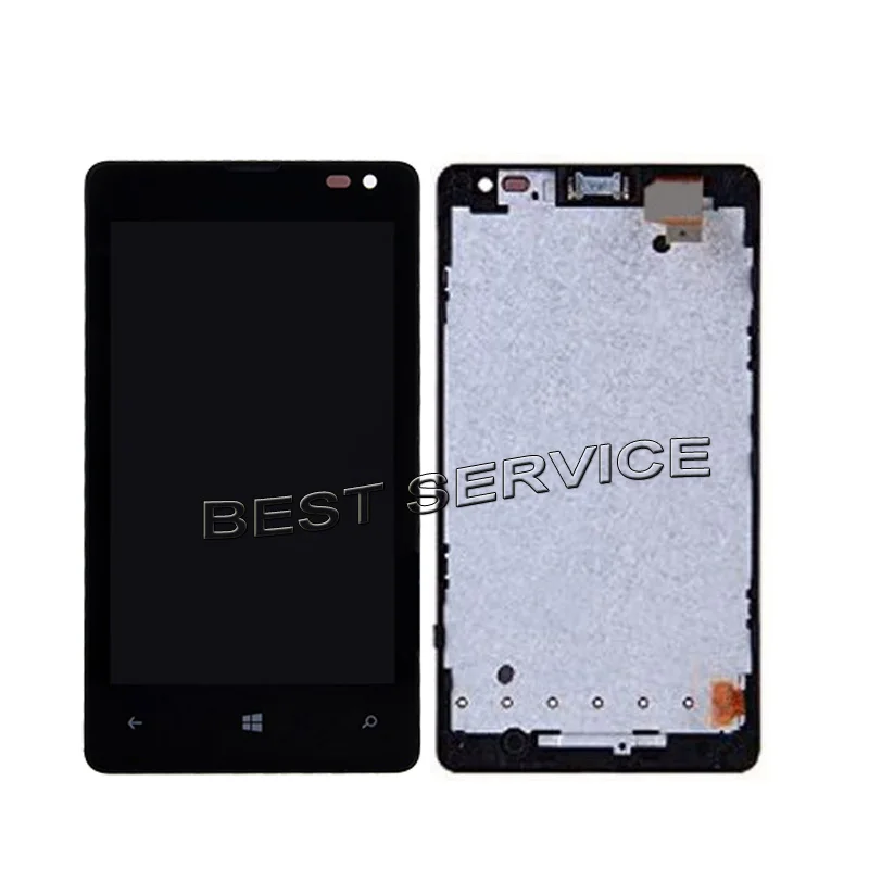 Для Nokia lumia 435 ЖК-дисплей с сенсорным экраном дигитайзер Рамка в сборе | Мобильные