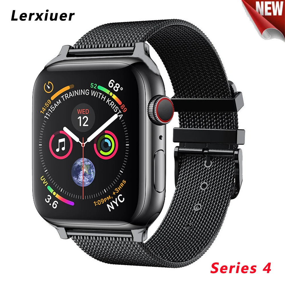 

Milanese Loop band strap For Apple Watch 4 44mm 40mm iwatch series 4/3/2/1 42mm 38mm stainless steel link bracelet wrist belt