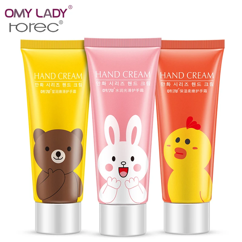 

OMY LADY HANCHAN Moisturizing soft cartoon hand cream replenishment nourishing rejuvenation hand care anti-dry hand cream gel