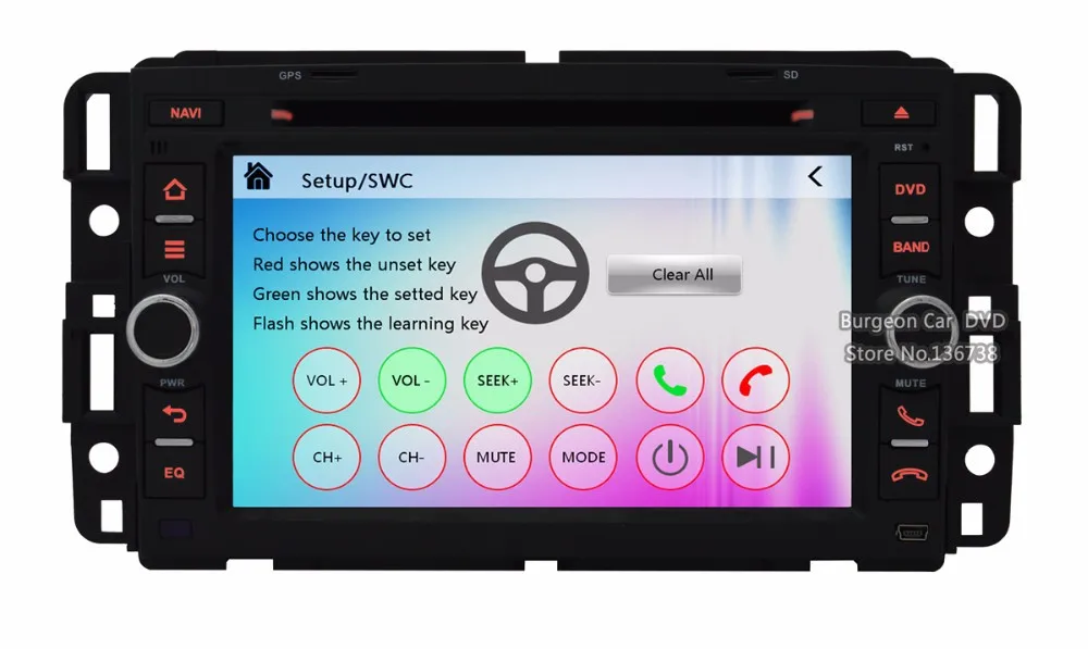 Discount Factory Price Car DVD Player for Chevy Chevrolet Cobalt Silverado Suburban Buick Enclave Radio Stereo BT GPS Navigation system 35