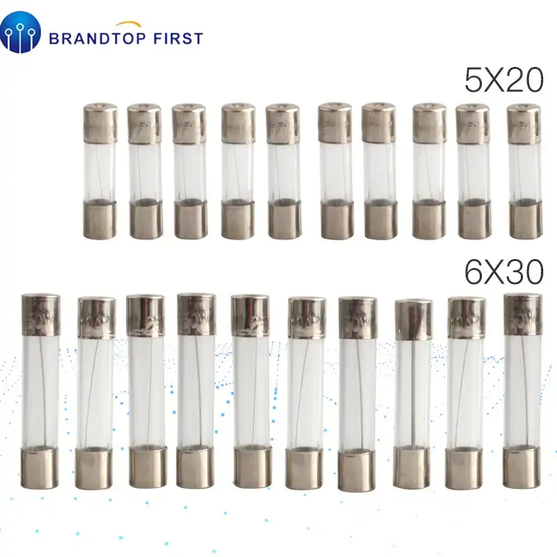 6*30mm Glass Fuse Tube Fuse 6x30mm 250V 0.5A 1A 2A 3A 4A 5A 6A 8A 10A