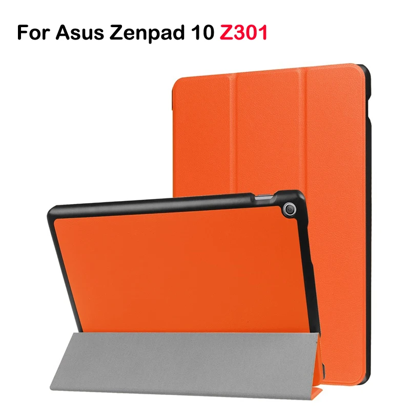 PU Leather Case For Asus Zenpad 10 Z301 Z301MLF Z301ML Z301 (2017 new release) Tri fold