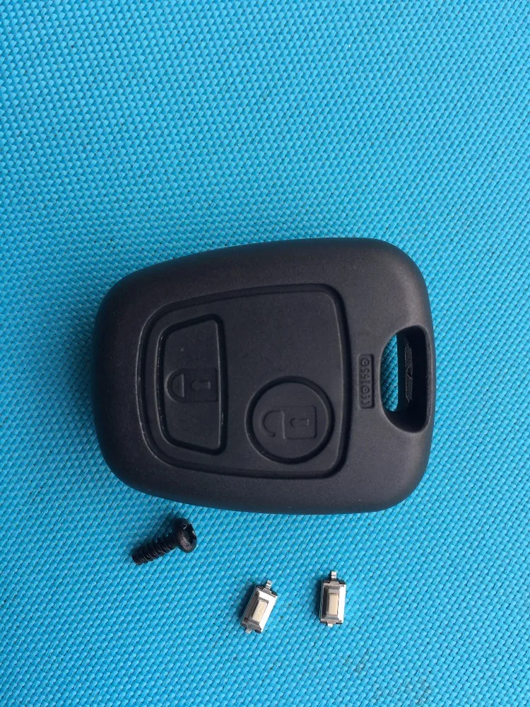 

1pc New 2 Button Remote Car Key Fob Case Cover Fob For Citroen c1 c3 Replacement Shell blank( Suit for NE73 blade )No Blade