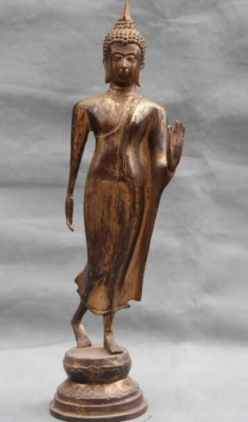 

Thailand Buddhism Temple Copper Bronze Tathagata Rulai Sakyamuni Buddha Statue
