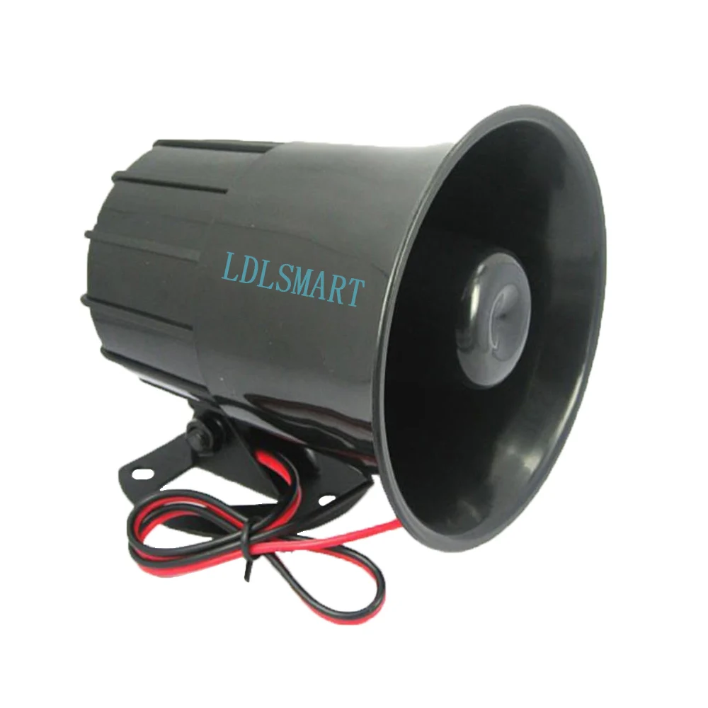 

Wired Alarm Siren Horn Outdoor For Home Alarm System Security Loudly One Tone Sound Siren