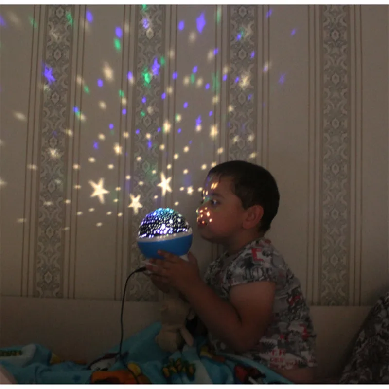 

Light-up Toys for Kids Sleeping Night Light Projector Romantic Starry Sky Moon Luminous Toy Baby Dreams Store